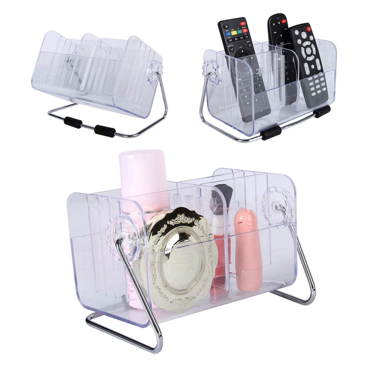 Remote Holder Stand With Desk organizer Styles pen 6 slot shelf storage