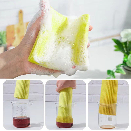 Sponge Wipe Reusable Kitchen Cleaning Sponge- Easy to use, Multi- color & Biodegradable (pack of 5)